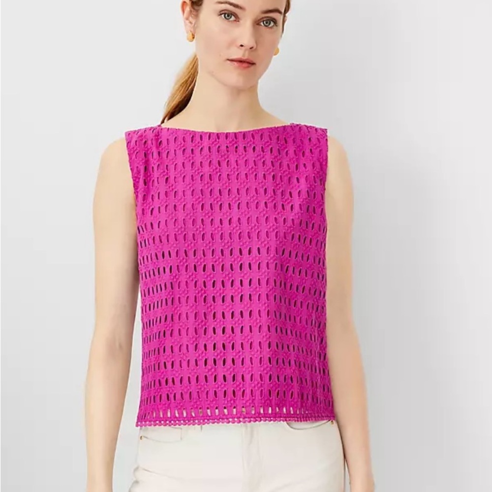 Pink Sleeveless Women's Top
